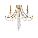 Arcadia Chandelier 23.5" Antique Gold