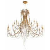 Arcadia Chandelier 61" Antique Gold