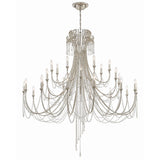 Arcadia Chandelier 61" Antique Silver