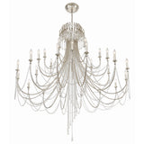 Arcadia Chandelier 61" Antique Silver
