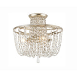 Arcadia Semi Flush Mount 15'' Antique Silver