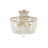 Arcadia Semi Flush Mount 15'' Antique Silver