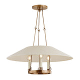 Archive Chandelier - 3 Light - Patina Brass by Troy Lighting