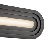 Arco Vanity Light Medium Black By Kuzco - Detailed View