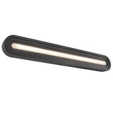 Arco Vanity Light Medium Black By Kuzco - side View