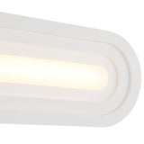 Arco Vanity Light Medium White By Kuzco - Detailed View