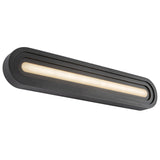 Arco Vanity Light Small Black By Kuzco - Side View