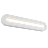 Arco Vanity Light Small White By Kuzco - Side View