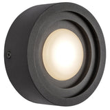Arco Wall Sconce Black By Kuzco Side View