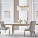 Arden Chandelier Large Brunished Brass By Visual Comfort Modern - Lifestyle View2