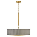 Arden Drum Chandelier - Heritage Brass
