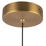 Arden Pendant Light No Shade Brushed Gold Opal Glass By Alora - Detailed View1
