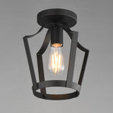 Arden Semi-Flush Mount Black by Maxim Lighting