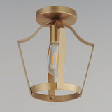 Arden Semi-Flush Mount Natural Aged Brass by Maxim Lighting