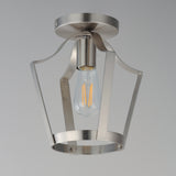 Arden Semi-Flush Mount Satin Nickel by Maxim Lighting