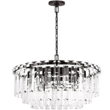 Ardern Large Chandelier Aged Iron By Visual Comfrot Studio - Front View