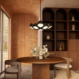 Arena Chandelier Medium By Kuzco - Lifestyle View