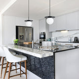 Arenales Pendant Light By Eglo - Black Inside View