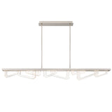 Arezzo Linear Suspension Light Large Painted Brushed Champagne By Lib And Co