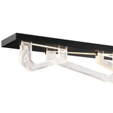 Arezzo Linear Suspension Light Large Painted Brushed Grey By Lib And Co - Detailed View
