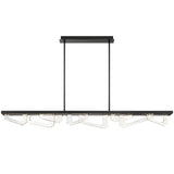 Arezzo Linear Suspension Light Large Painted Brushed Grey By Lib And Co