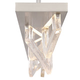 Arezzo Linear Suspension Light Medium Painted Brushed Champagne By Lib And Co - Detailed View