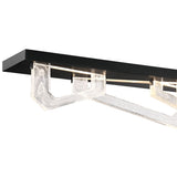 Arezzo Linear Suspension Light Medium Painted Brushed Grey By Lib And Co - Detaield View