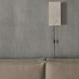 Argilla Wall Light Marble White By Ferm Living - Lifestyle View1