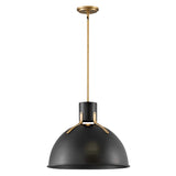 Argo Large Pendant - Satin Black - by Hinkley