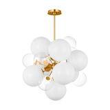 Aria Chandelier Medium By Visual Comfort Studio Side View