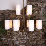 Arizona Two Tier Chandelier - Antique Brass