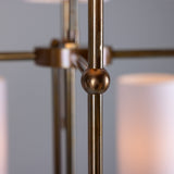 Arizona Two Tier Chandelier - Antique Brass