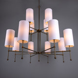 Arizona Two Tier Chandelier - Antique Brass