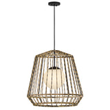 Arlen Large Hanging Pendant - Black - by Hinkley
