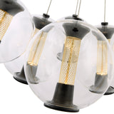 Arlo Chandelier 6 ights By Artcraft Detailed View