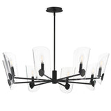 Armory Chandelier 8 Lights Black By Maxim Lighting
