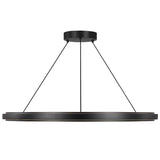 Aro Chandelier Medium Midnight Black By Generation Lighting Main View 2
