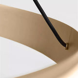 Aro Chandelier Medium Satin Brass By Generation Lighting Detailed View 2