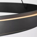 Aro Chandelier Small Midnight Black By Generation Lighting Detailed View 2