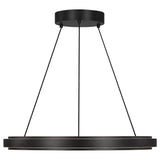 Aro Chandelier Small Midnight Black By Generation Lighting Main View 2