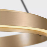 Aro Chandelier Small Satin Brass By Generation Lighting Detailed View 2