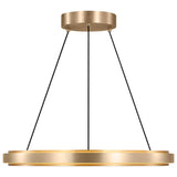Aro Chandelier Small Satin Brass By Generation Lighting Main View 2