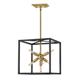 Aros Medium Convertible Pendant - Black - by Hinkley