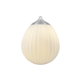 Around the World Pendant Brushed Steel Small By UMAGE With Light