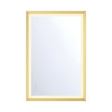 Artell LED Mirror 24" X 36" Gold by Eurofase