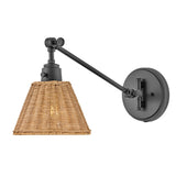 Arti Swing Arm Single Light Sconce - Black - by Hinkley