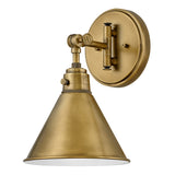 Arti Swing Arm Single Light Sconce - Heritage Brass - by Hinkley