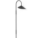 Arum Tall Wall Lamp Black By Ferm Living - Side View