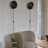 Arum Wall Sconce Black By Ferm Living - Lifestyle View2