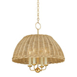 Arwen Pendant - Aged Brass